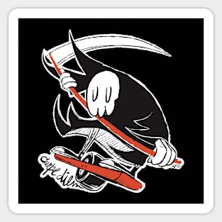 Dark Grin Reaper on Onewheel Sticker